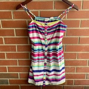 Roxy Girl Striped Spaghetti Strap Dress